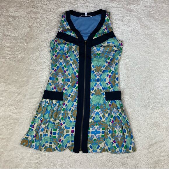 Collective Concepts drop waist zipper front dress, size small - Picture 5 of 12